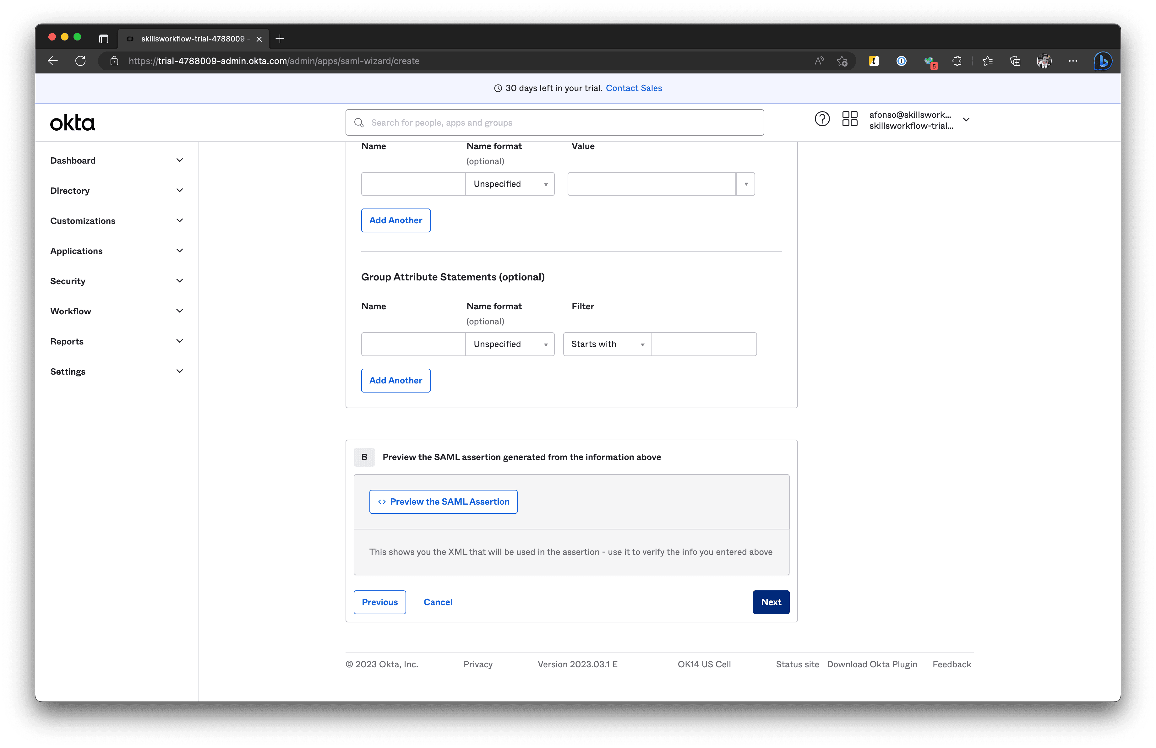Screenshot shows button to add an App.